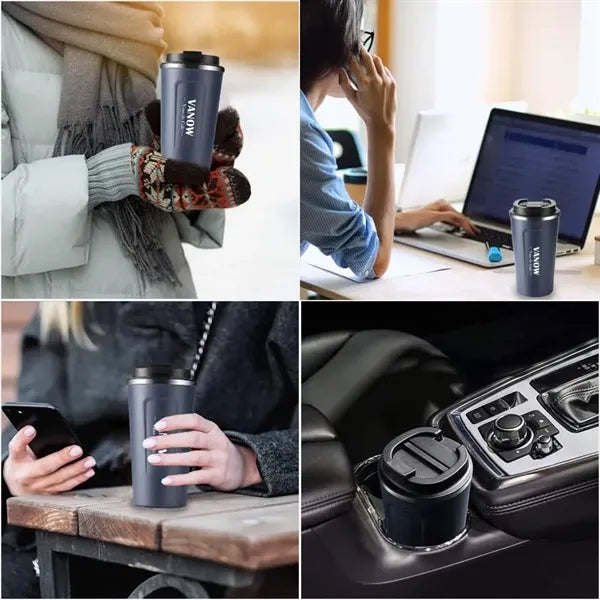 12 Oz Vacuum Insulated Stainless Steel Tumbler With Lid