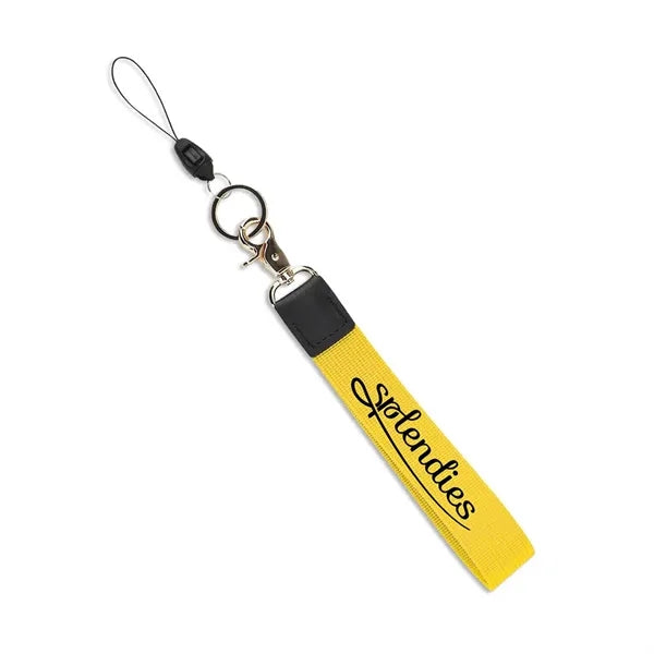 1" Wide Polyester Wristlet Keychain