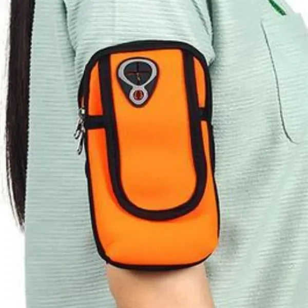Waterproof Running Arm Bag W/ Headphone Jack for Sports Gym