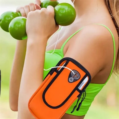 Waterproof Running Arm Bag W/ Headphone Jack for Sports Gym