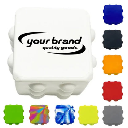 Square Silicone Pop Bubble Stress Ball