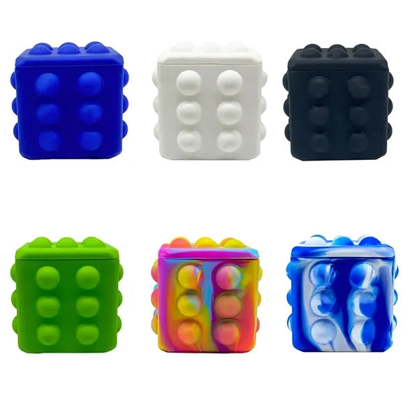 Square Silicone Pop Bubble Stress Ball