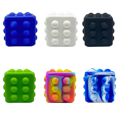 Square Silicone Pop Bubble Stress Ball