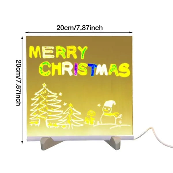 LED Message Drawing Board with Stand