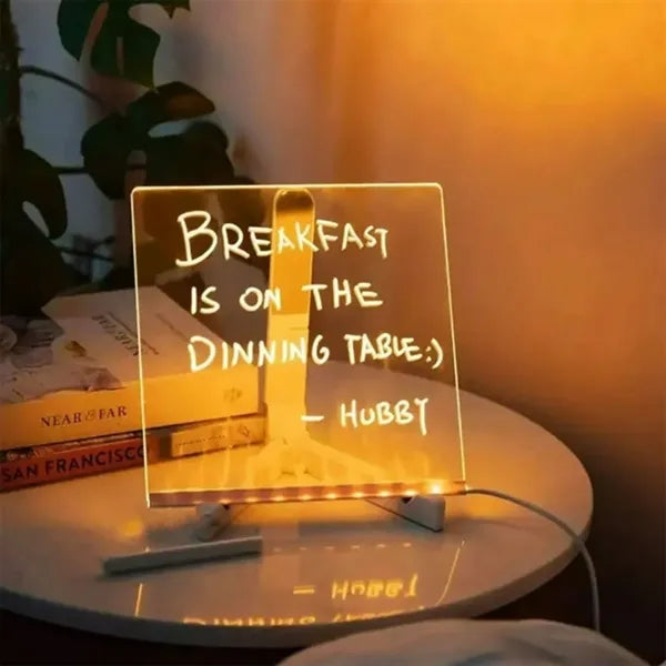 LED Message Drawing Board with Stand