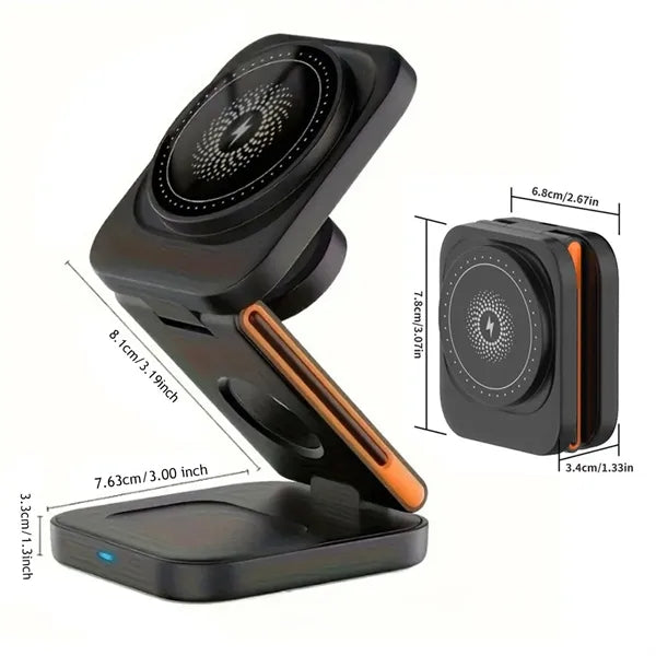 3-in-1 Foldable Wireless Charging Station