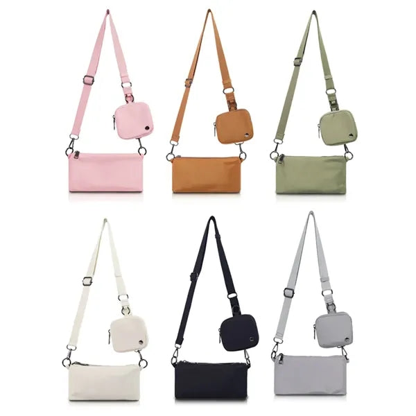 Waterproof Crossbody Nested Bag with Pouch Wallet