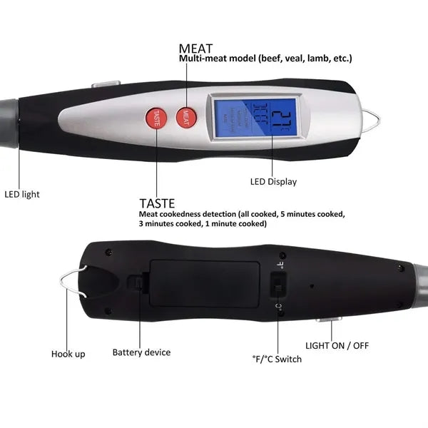 Digital BBQ Fork Thermometer