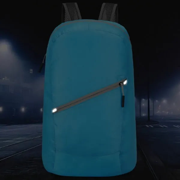 Multi Purpose Foldable Backpack W/ Adjustable Straps Pouch