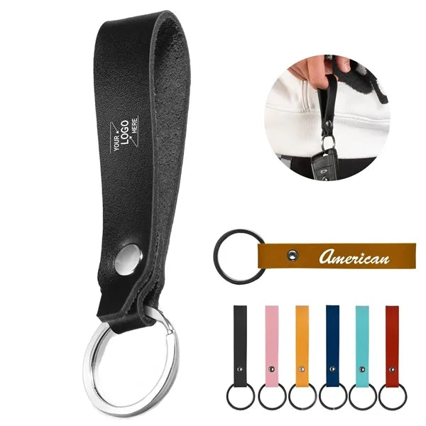 Loop Leather Keychain