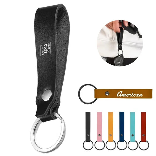 Loop Leather Keychain