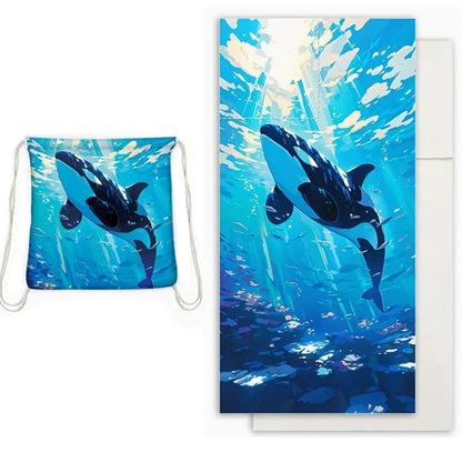 Convertible Beach Towel Backpack