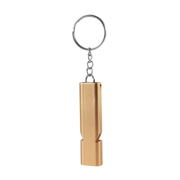 Emergency Survival Double Tube Whistle Keychain