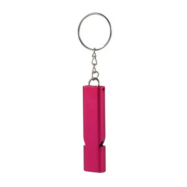 Emergency Survival Double Tube Whistle Keychain