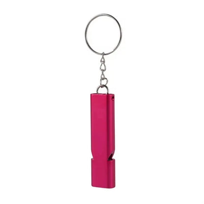Emergency Survival Double Tube Whistle Keychain