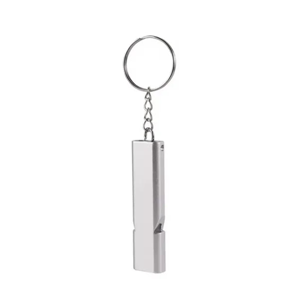 Emergency Survival Double Tube Whistle Keychain