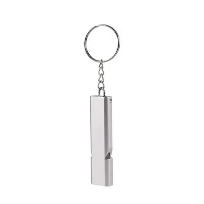 Emergency Survival Double Tube Whistle Keychain