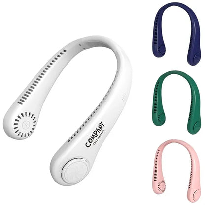 Bladeless Neck Fan USB Rechargeable Quiet Portable Cooling