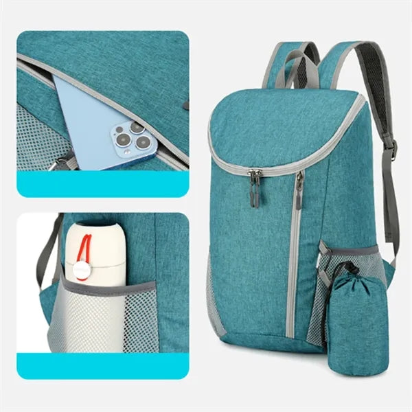 Travel Foldable Backpack W/ Storage Pouch