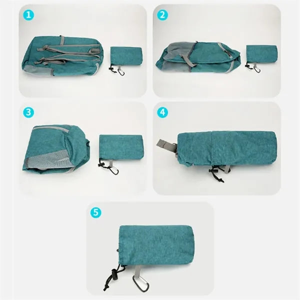 Travel Foldable Backpack W/ Storage Pouch