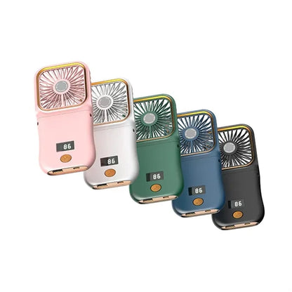 Portable Handheld Foldable USB Fan Mini Rechargeable Desk