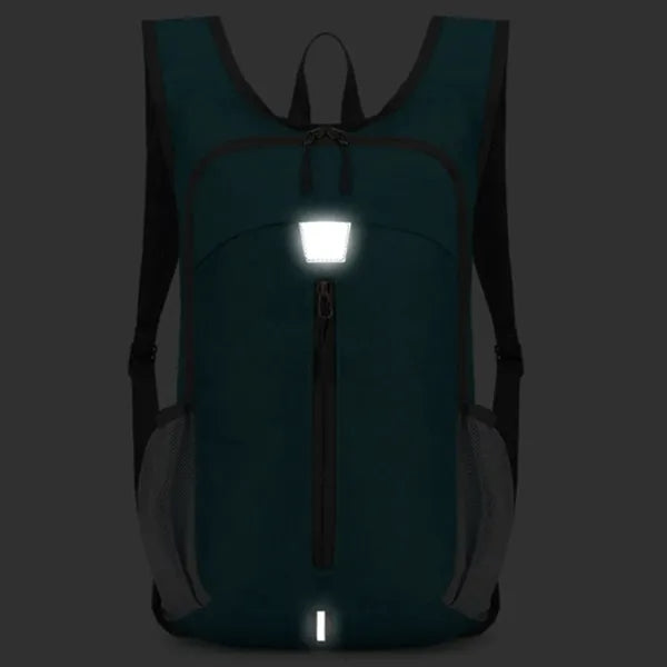 Lightweight Foldable Travel Backpack W/ Zipper Side Pocket