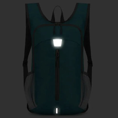 Lightweight Foldable Travel Backpack W/ Zipper Side Pocket