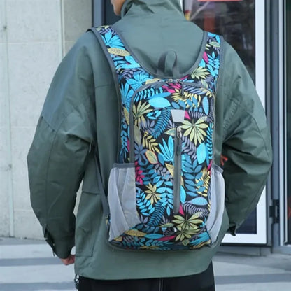 Lightweight Foldable Travel Backpack W/ Zipper Side Pocket