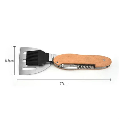 Foldable BBQ Tool Set Portable Outdoor Grilling Kit