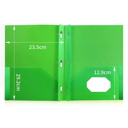 Custom Folder with Business Card Slot Office School Use