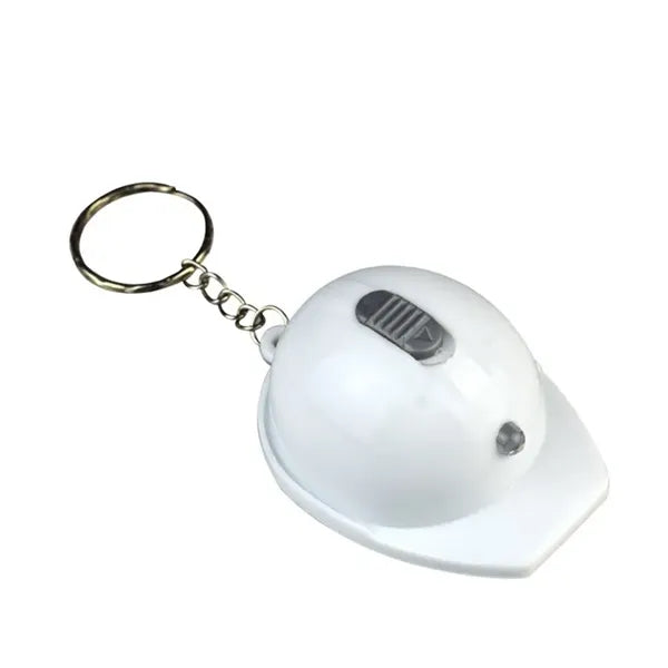 Mini LED Helmet Keychain w/Bottle Opener