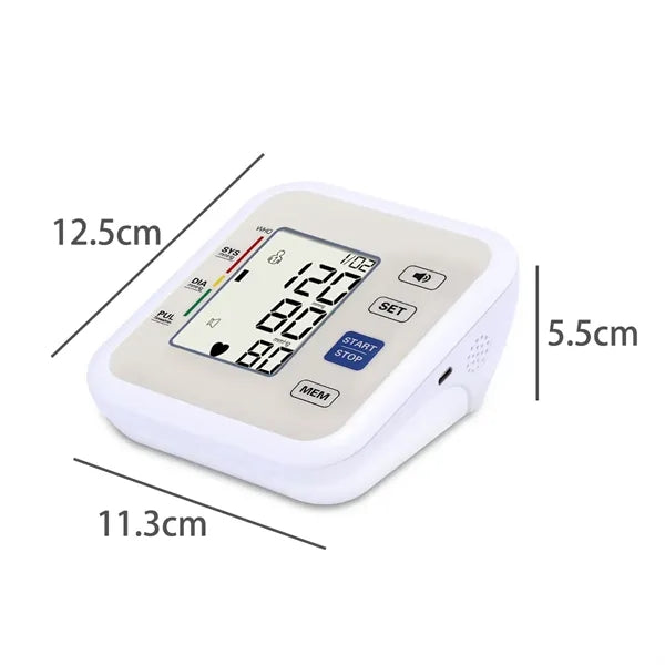 Digital Blood Pressure Monitor with Large Display