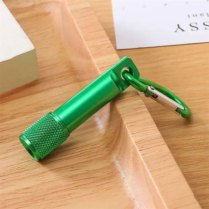 Mini Flashlight with Carabiner Portable Aluminum Torch