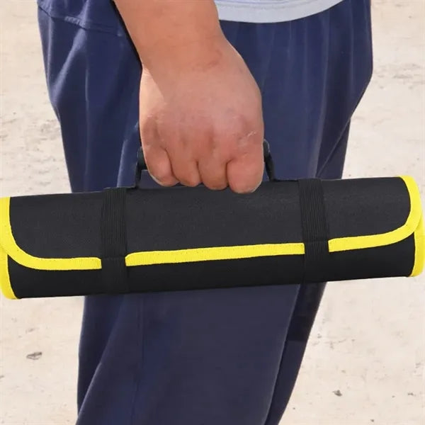 Roll Up Tool Bag with Multiple Pockets Durable Handle