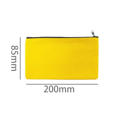 Canvas Zipper Pouch for Stationery & Everyday Essentials