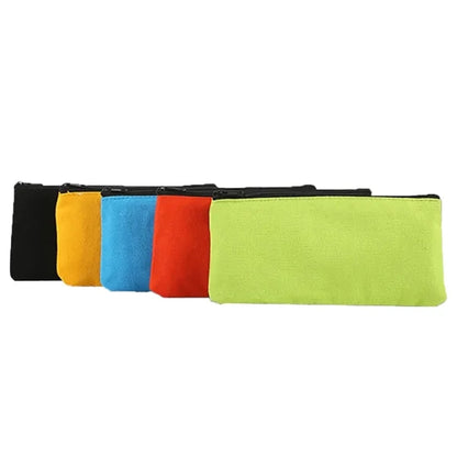 Canvas Zipper Pouch for Stationery & Everyday Essentials
