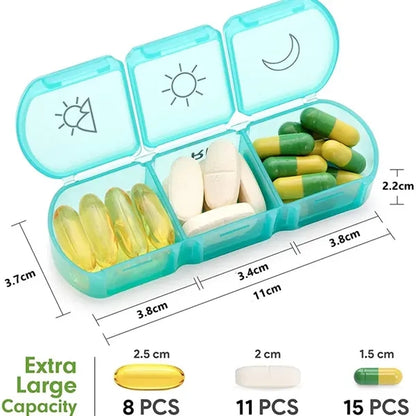 21 Compartment Pill Box