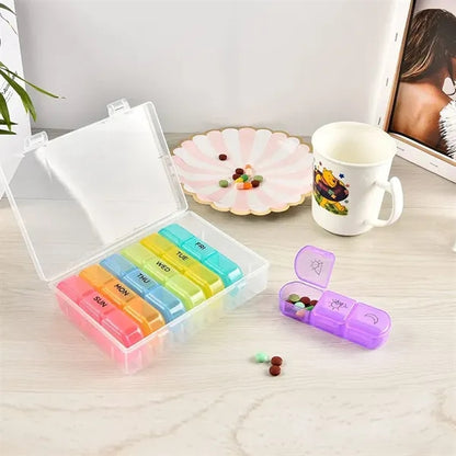 21 Compartment Pill Box
