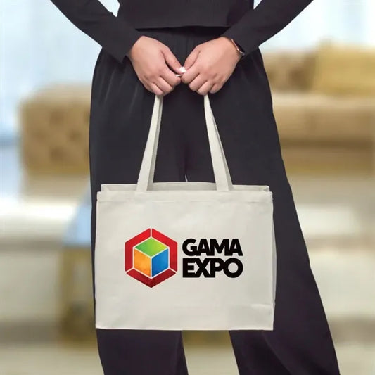 Custom Full Gusset Heavy Canvas Tote Bags