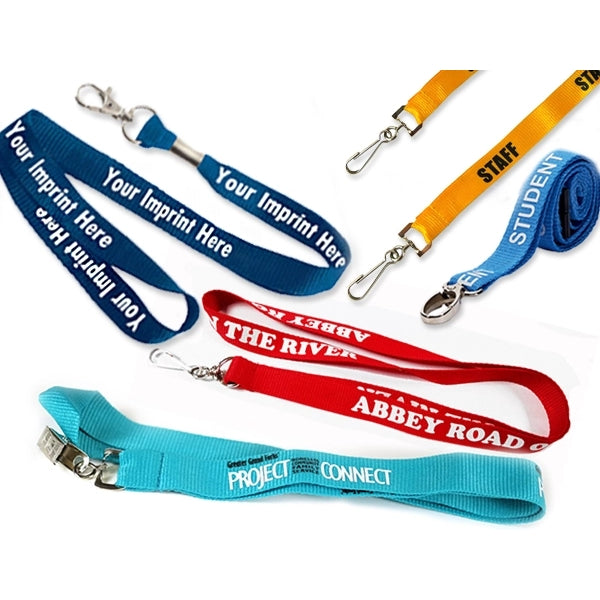 Custom Silk Screen Print Polyester Lanyard-B
