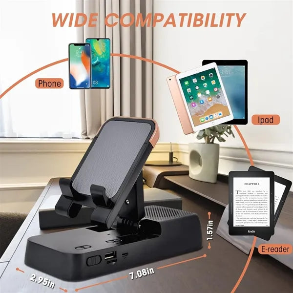 2 in 1 Mobile Phone Holder & Wireless Bluetooth Speaker