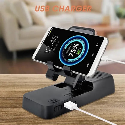 2 in 1 Mobile Phone Holder & Wireless Bluetooth Speaker