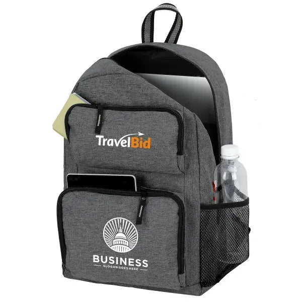 Graphite 15.6" Computer Backpack W Pockets (Embroidery)