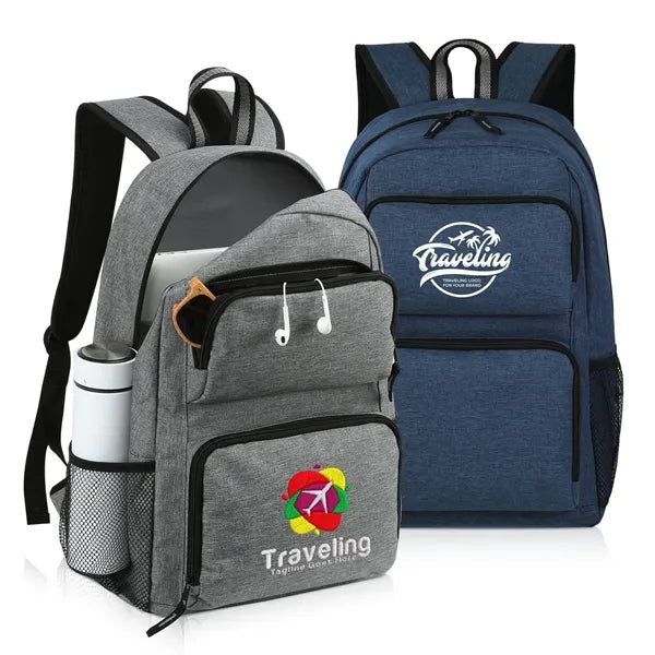 Graphite 15.6" Computer Backpack W Pockets (Embroidery)