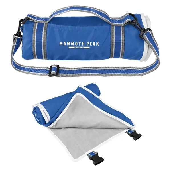 Riverside rPET Roll-Up Blanket With Carrying Handle