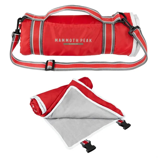 Riverside rPET Roll-Up Blanket With Carrying Handle