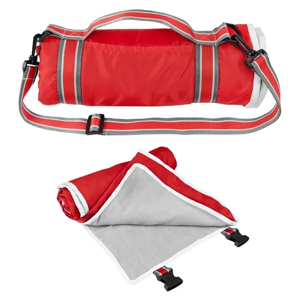 Riverside rPET Roll-Up Blanket With Carrying Handle