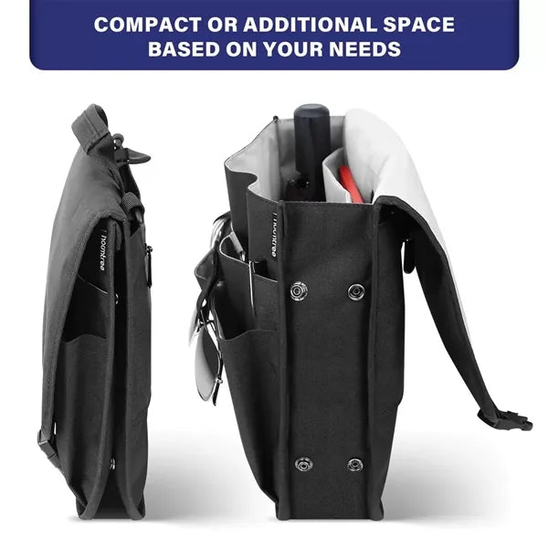 Expandable Airplane Seat Back Organizer with Storage Pockets