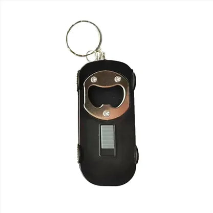 Car Multifunctional LED Light Bottle Opener Keychain