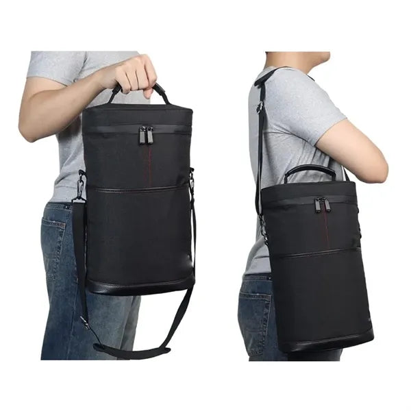 Insulated Wine Bottle Cooler Bag with Shoulder Strap